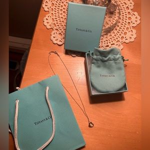 Tiffany & Co. Paloma Heart Necklace Sterling Silver